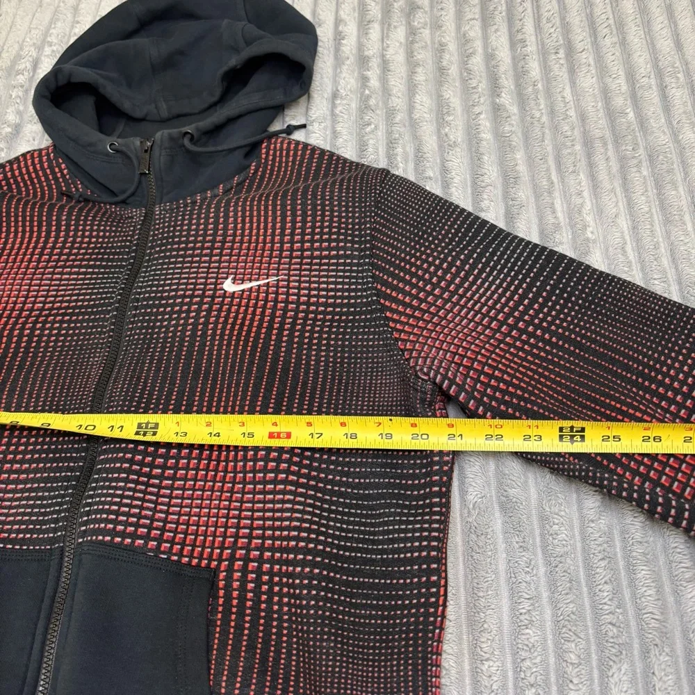 Vintage Nike blue tag Hoodie Mens‎ Large Mini Swoosh Logo Hooded Sweatshirt